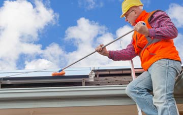 Throwley soft wash roof cleaning